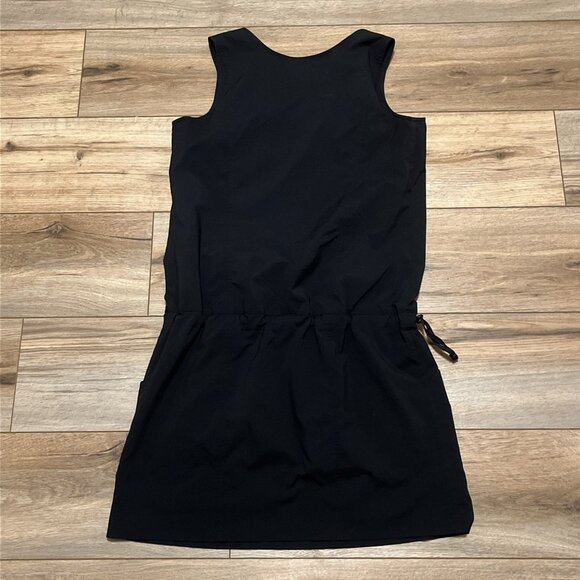 Arc’teryx Contenta Dress SZ Small Black Lightweight Shift Cinch Waist Sleeveless - Picture 10 of 10
